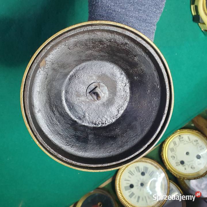 Stara mosiężna podstawa ze zbiornikiem do lampy Wrocław