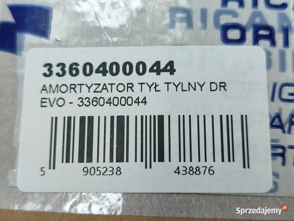 AMORTYZATOR TYLNY DR EVO CHERY 3360400044 lubelskie