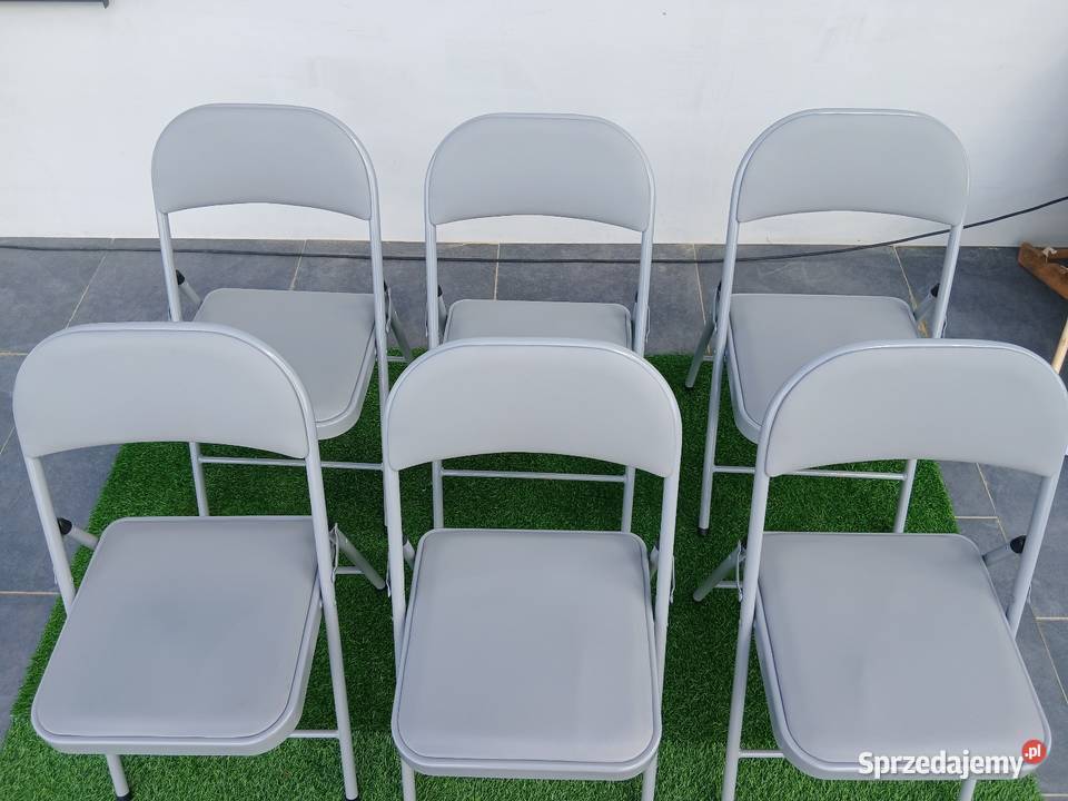 Krzesla skladane 6 40cm Żarki
