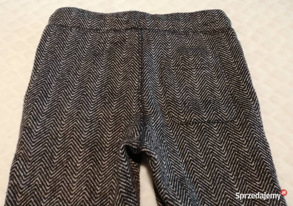 Spodnie grube ciepłe 116 Little kids Odzież czarny Czeladź