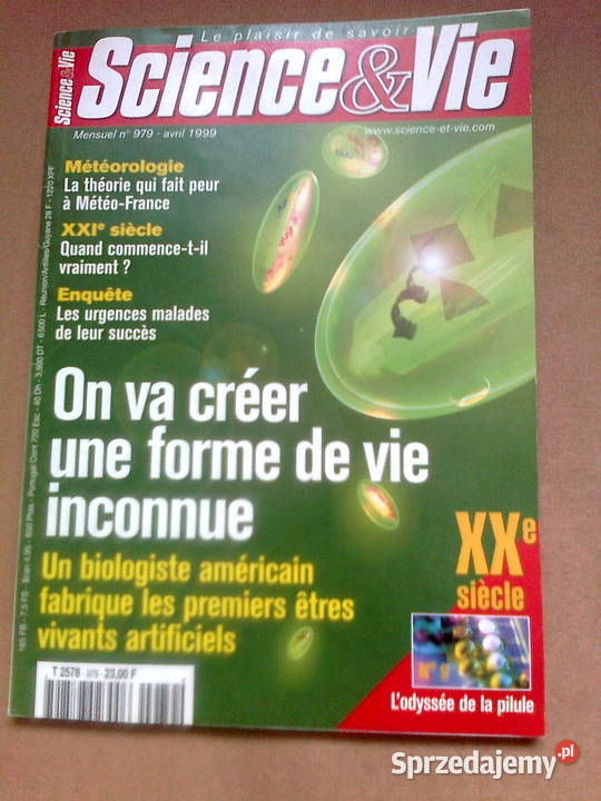 SCIENCE VIE miesięcznik francuski Warszawa