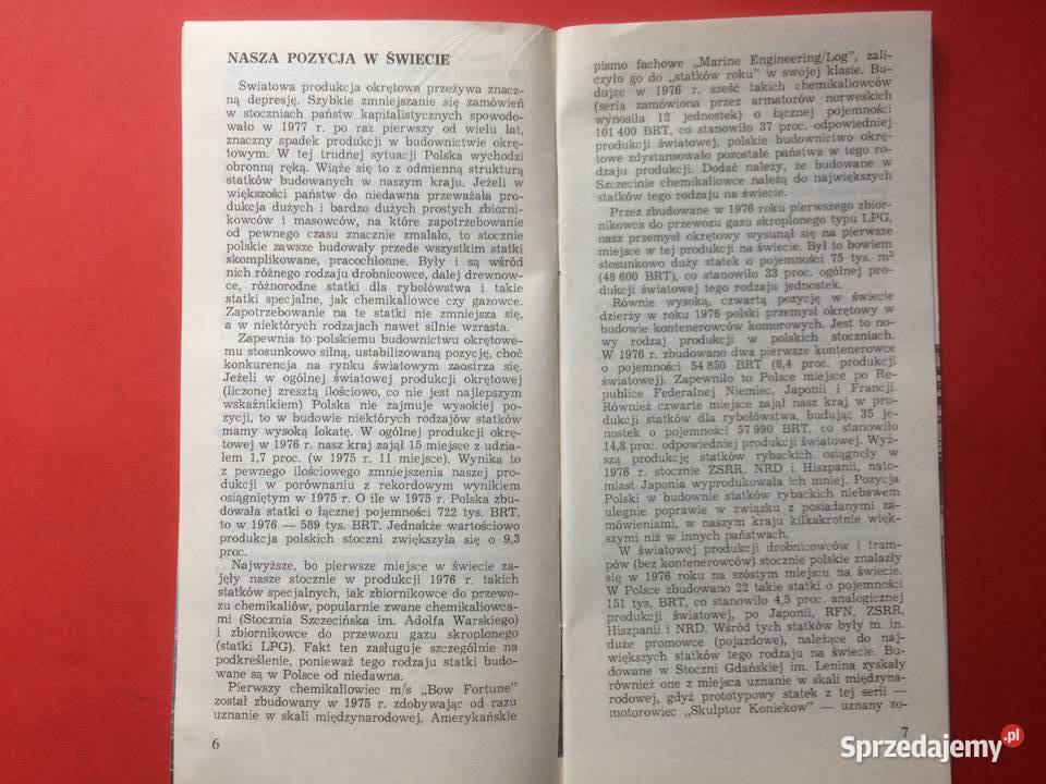 540 Z Trudu Umysłów I Rąk Stocznia Szczecińska Antykwariat Szczecin sprzedam