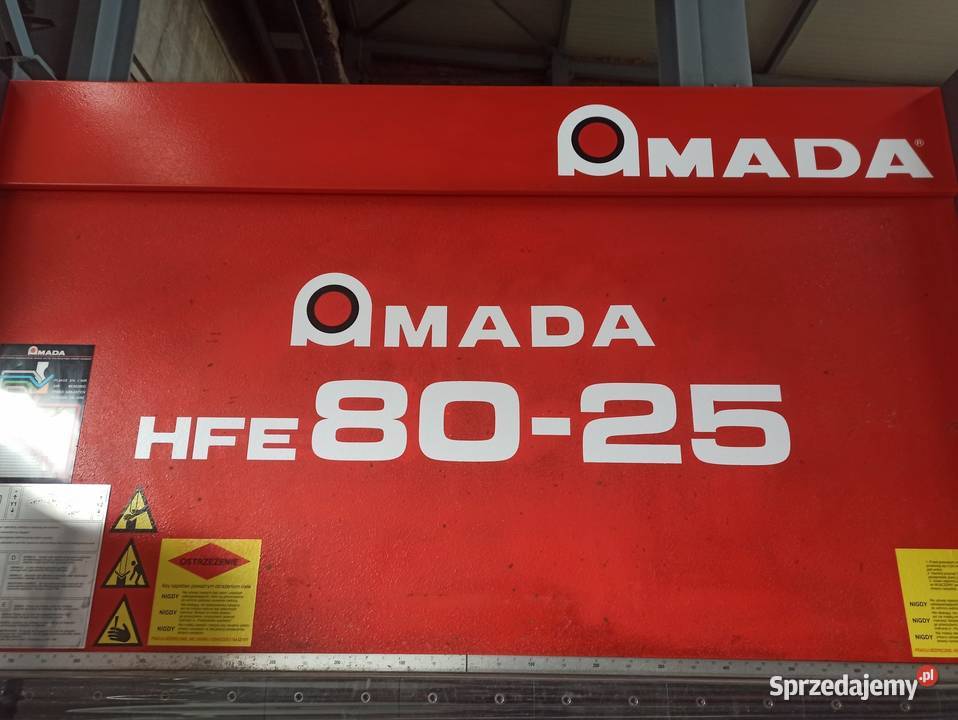Amada 25m gięcia prasa krawędziowa CNC 8025 8 Wrocław