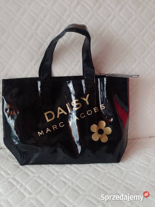 Marc Jacobs Duża czarna lakierowana torebka Dla kobiet sprzedam