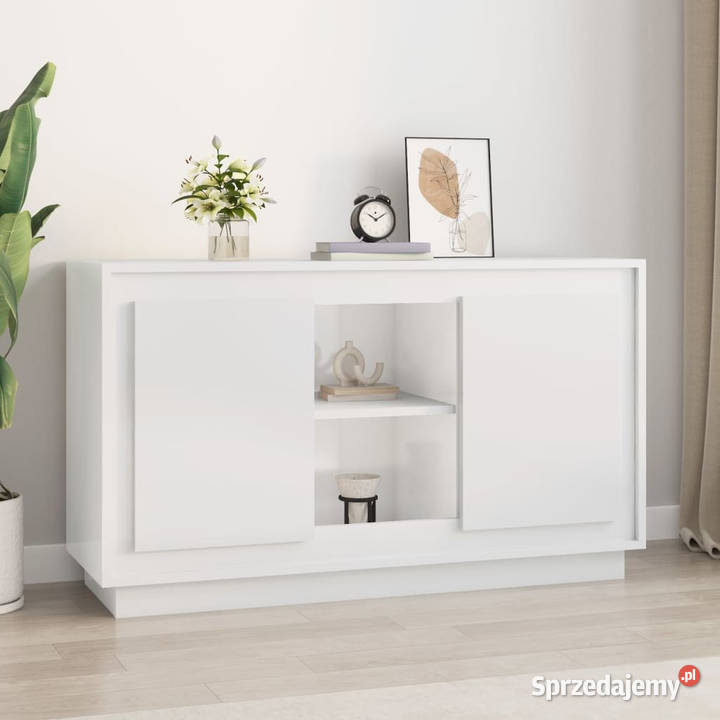 Szafka biała z połyskiem 102x35x60 materiał mazowieckie Warszawa sprzedam