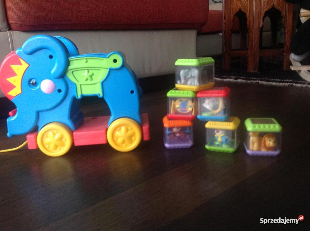 Słonik z klockami Fisher