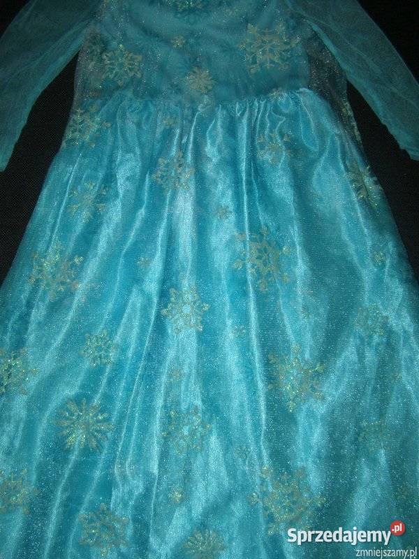 Strój kostium przebranie ELSA Kraina Lodu Frozen