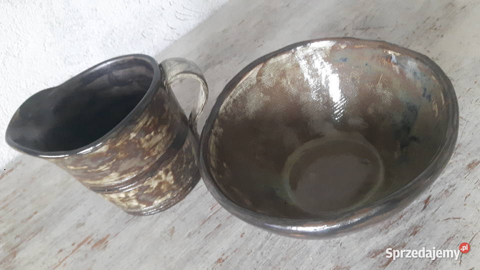 Naczynia ceramiczne ręcznie wykonane Ceramika i szkło mazowieckie