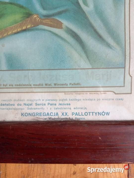 Święty obraz litografia Wadowice Gdów