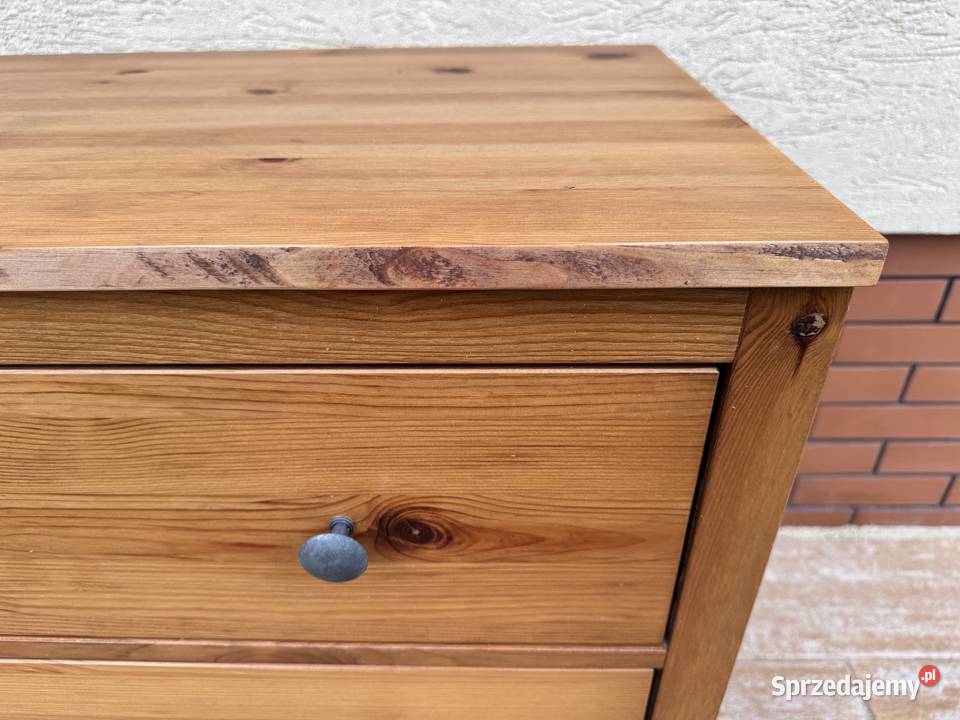 Komoda z szufladami drewniana szafka Ikea Warszawa