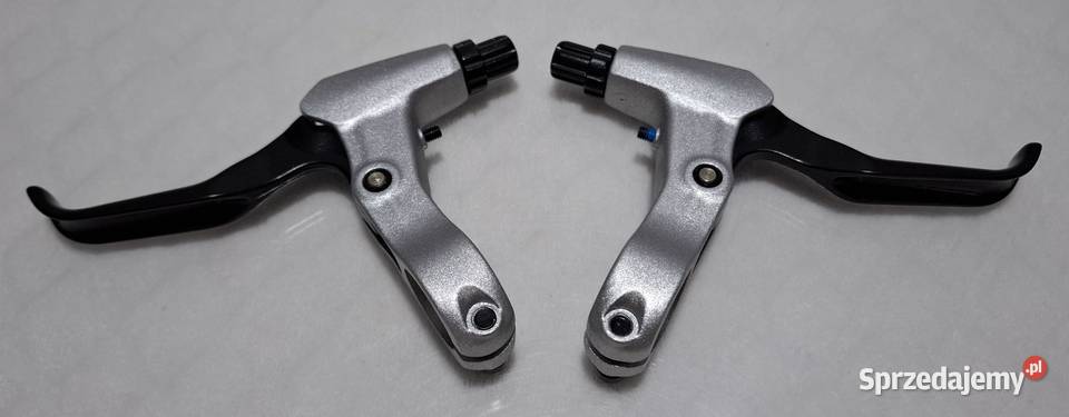 Uchwyty hamulca rączki górski aluminium srebrne Pozostałe Czeladź sprzedam