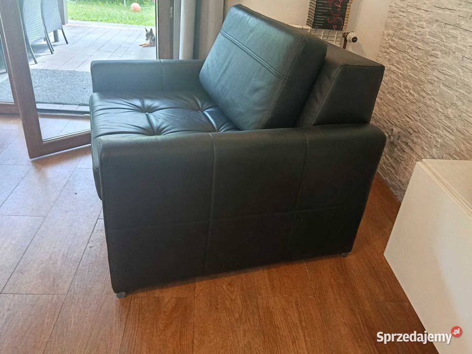 2 Fotele skórzane Verona używane Fotele podkarpackie