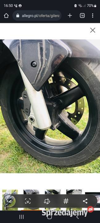 Gilera nexus 125 chlodnica czasza instalacja Lwówek
