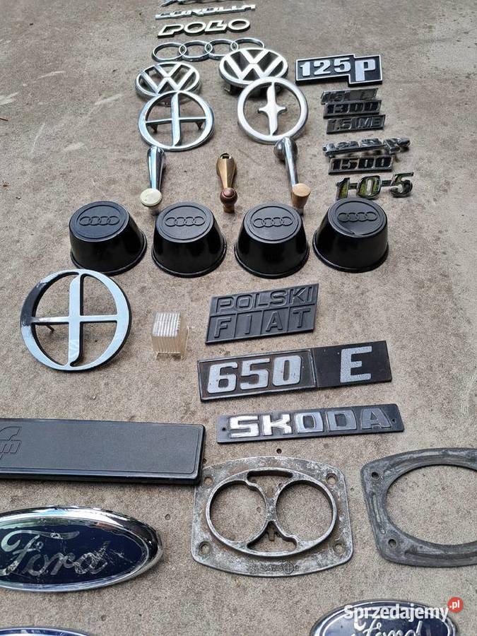 Gadżety logo samochodów Fiat Ford itp Leszno