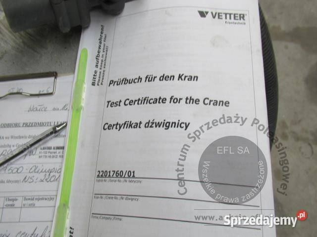 Elementy suwnicy natorowej dwuszynowej VETTER Pozostałe Pozostałe Magnice