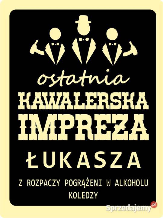 Naklejka wieczór kawalerski personalizowana Kamionna