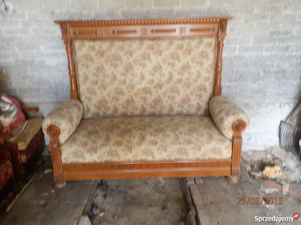 Zabytkowa kanapaotomanaantyk Derewiczna sprzedam