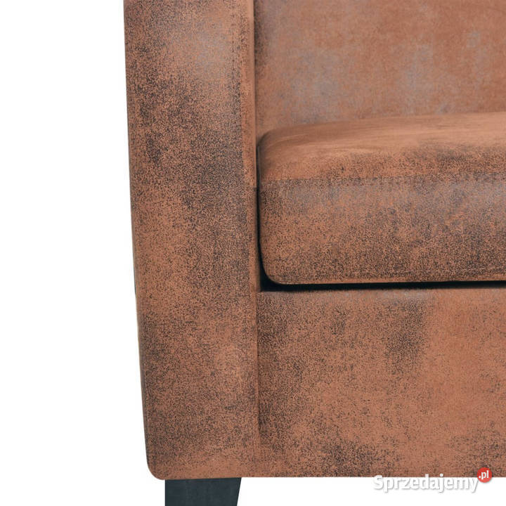 Sofa 3osobowa ze sztucznej skóry zamszowej Warszawa
