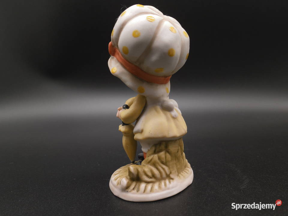 Figurka porcelanowa Dziewczyna z parasolką Porcelana i szkło Raszków