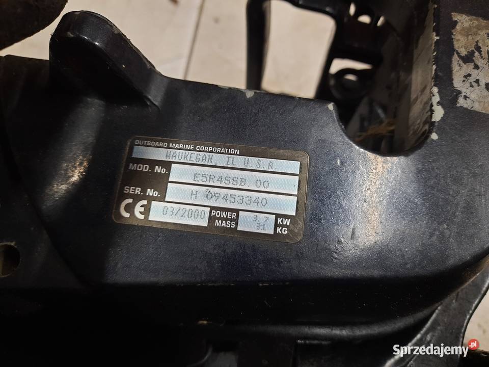 Evinrude Johnson 5 silnik 4T części spodzina Motoryzacja Jelenia Góra