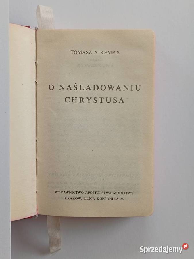 Tomasz A Kempis O naśladowaniu Chrystusa pomorskie