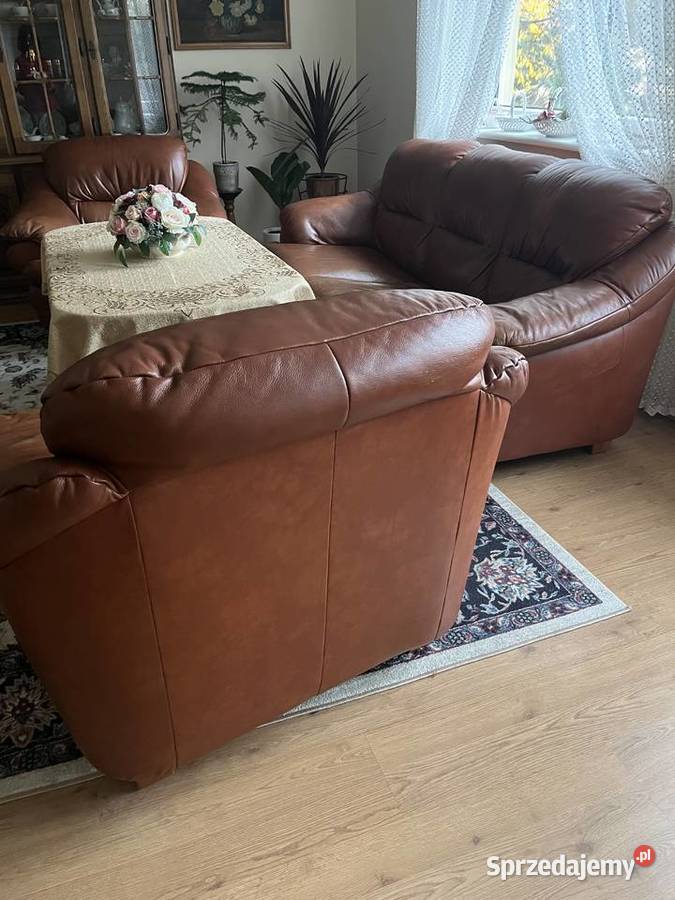 Komplet wypoczynkowy Sara 311 skóra naturalna Komplety wypoczynkowe Kalisz