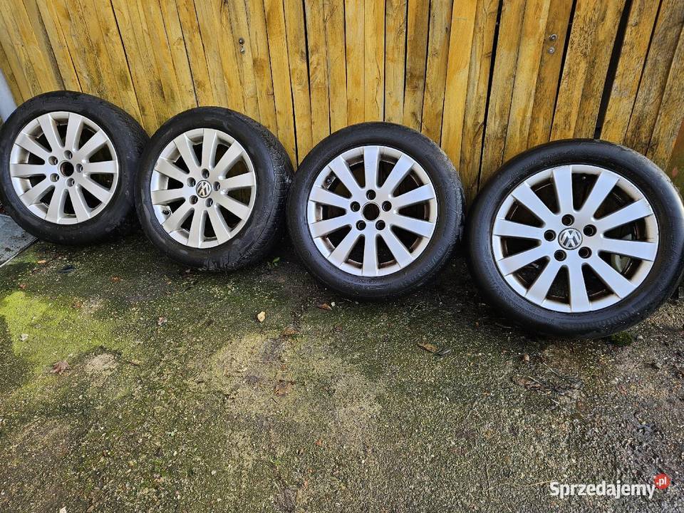Sprzedam alufelgi 5x112 z oponami lato 2155016