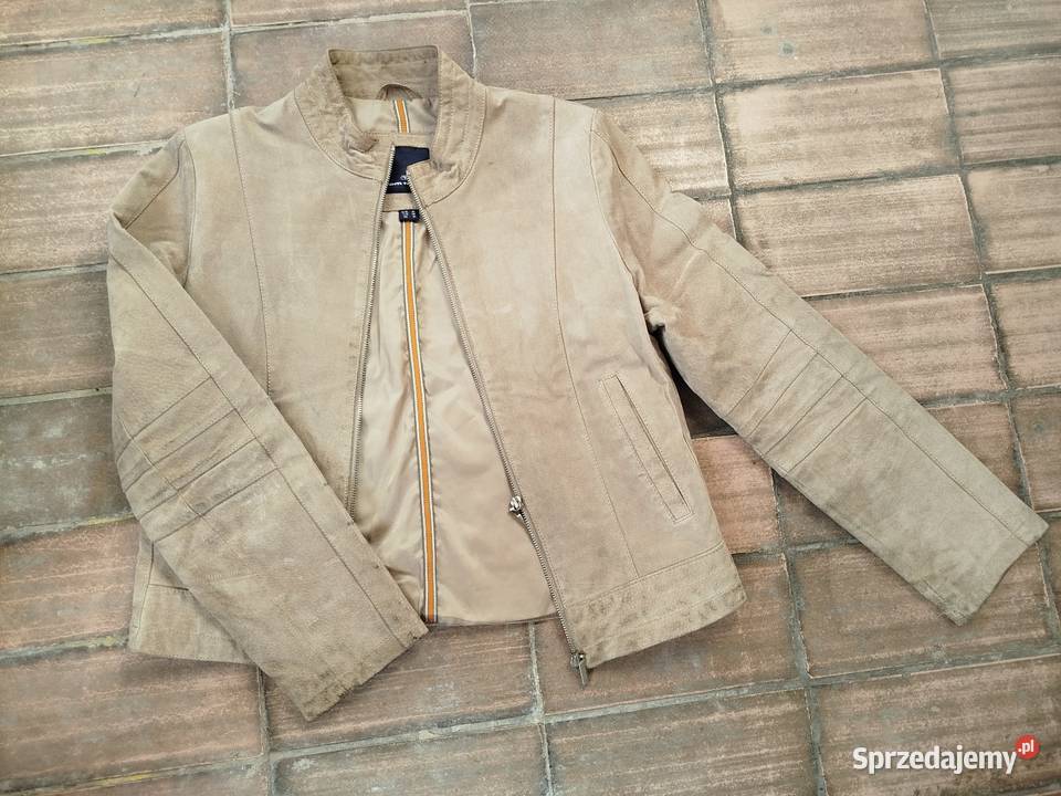 Kurtka skórzana beżowa Nakło Śląskie