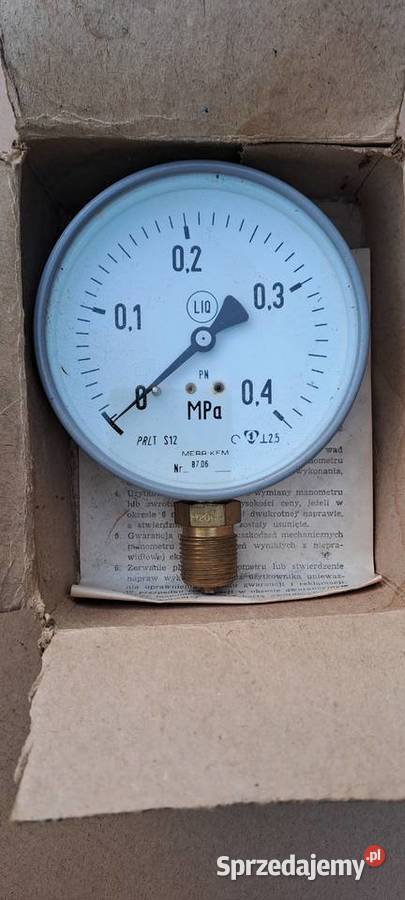 Ciśnieniomierz M100 R2522v 004Mpa Manometr gwint Poznachowice Dolne