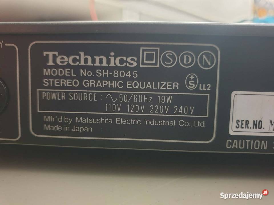 Technics sh8045 korektor graficzny