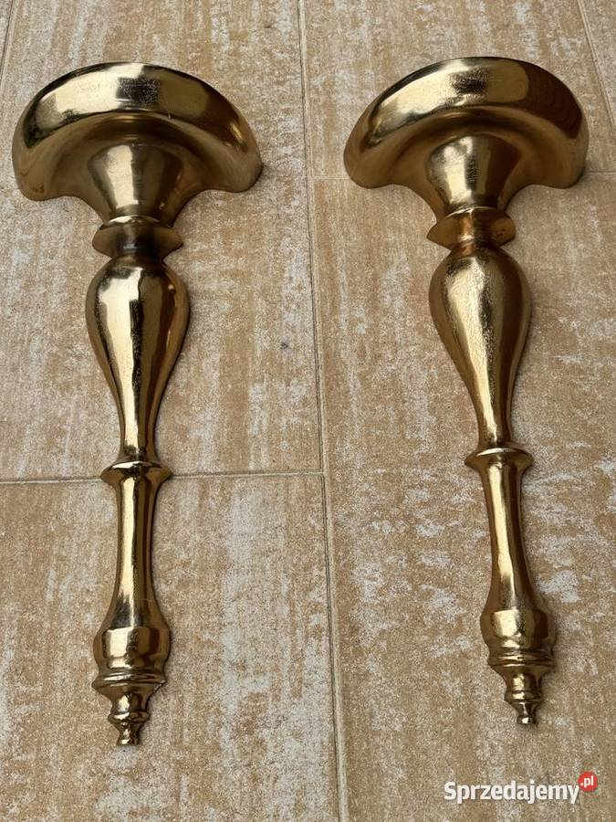 Półka złota wisząca konsola barokowa konsolka