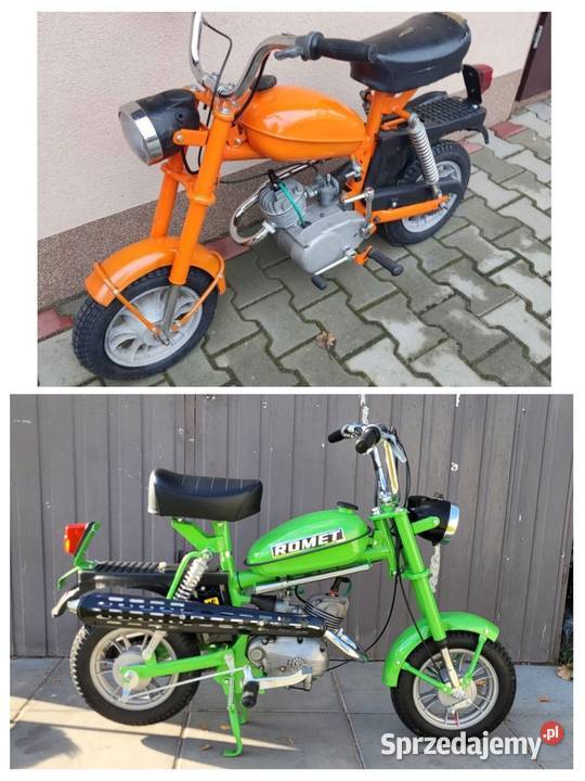 Motorynka m3 pełnej odbudowie zarejestrowana