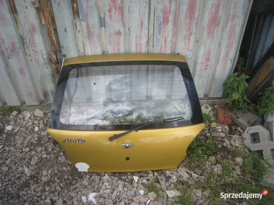 Klapa tylna tył Daewoo Matiz złota 51U kompletna Kraków