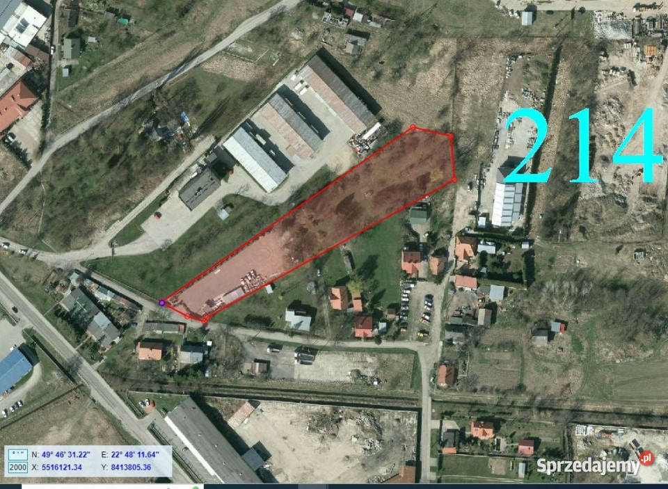 Działka z WZ w strefie usługmagaz w Przemyślu Przemyśl