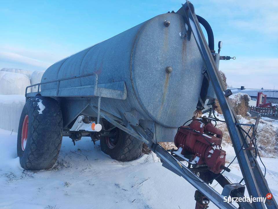 Beczkowóz ocynkowany 8000lbeczka asenizacyjna nieuszkodzony Kamocinek