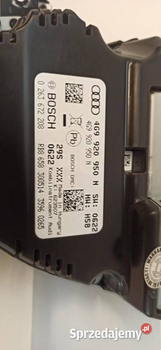 AUDI A6 C7 LICZNIK ZEGARY MPHKMH 4G9920950N RHD sprzedam