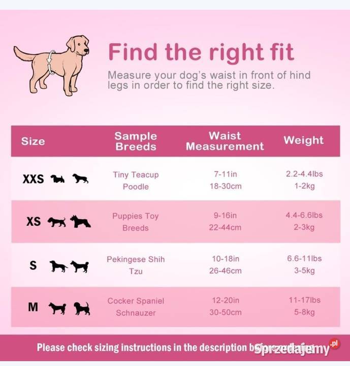 Pieluchy psów wskaźnik wilgotności rozmiar M Domaszczyn sprzedam