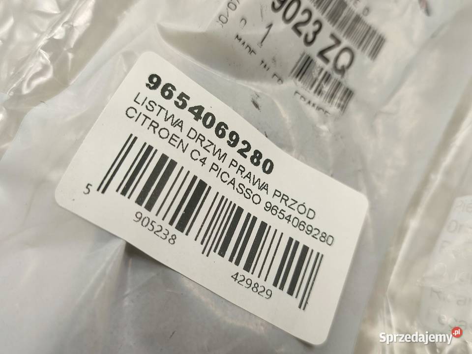 LISTWA DRZWI PRAWY PRZÓD CITROEN C4 I PICASSO