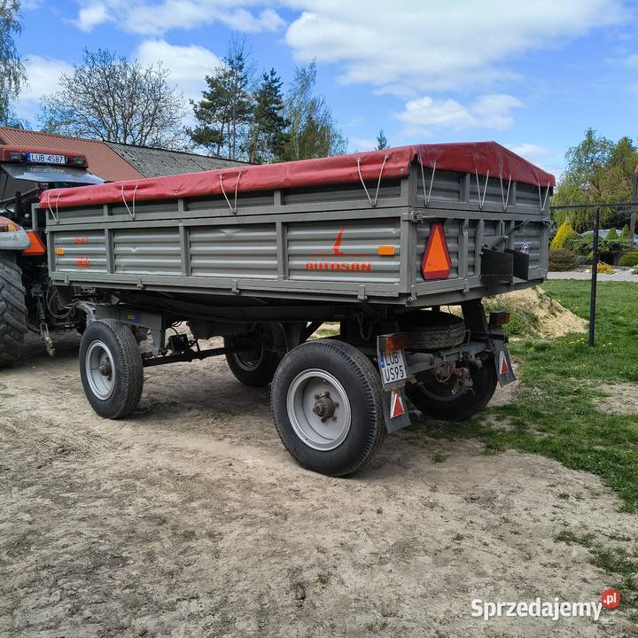 Autosan D47A przyczepa rolnicza nieuszkodzony Krzczonów-Folwark