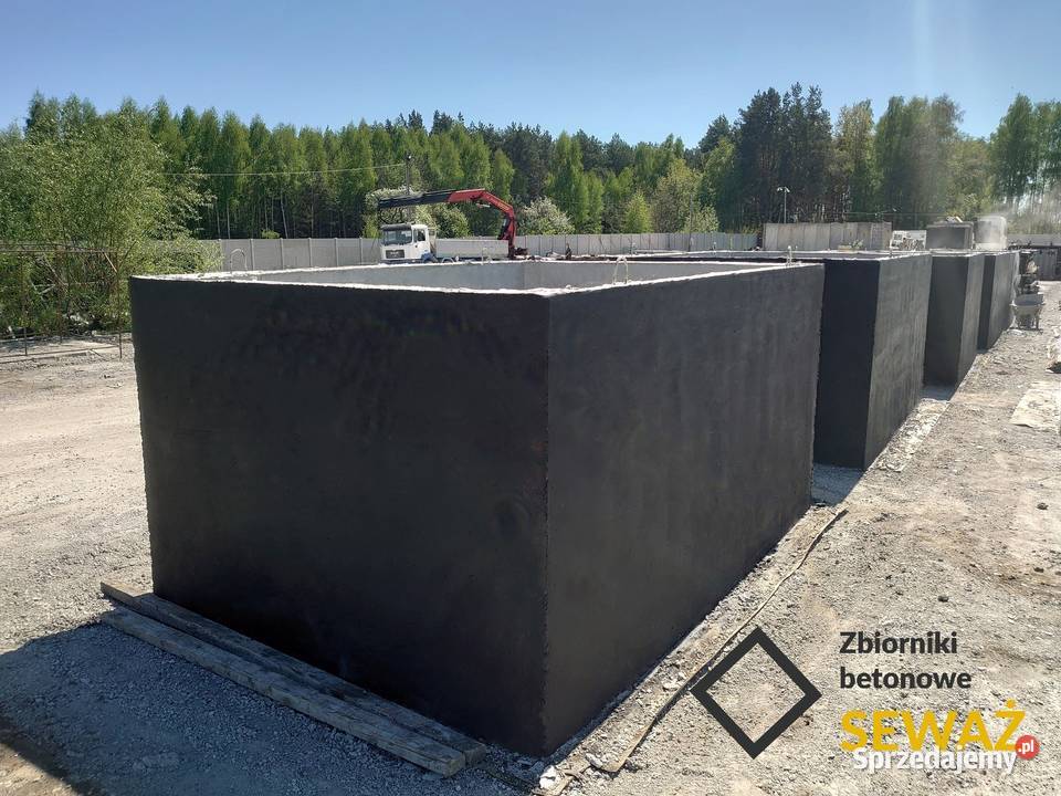 Zbiornik żelbetowy na deszczówkę / szambo betonowe 10m3
