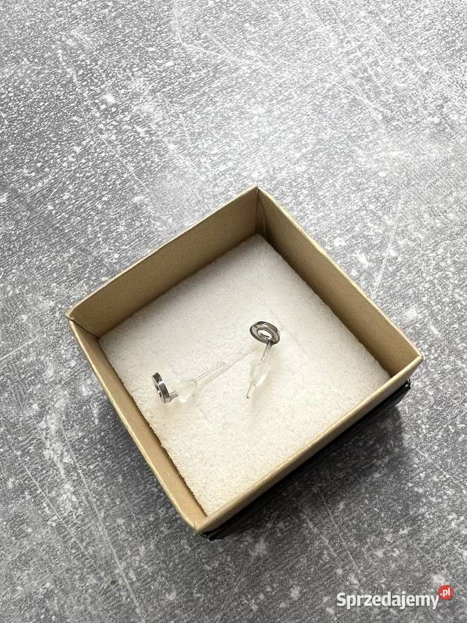 Kolczyki srebrne kółka koła Kolczyki Jasło