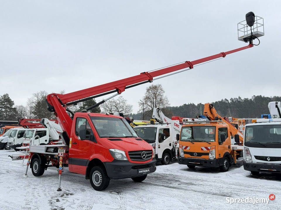 Mercedes Sprinter Podnośnik Koszowy 23m GSR ABS Widełki
