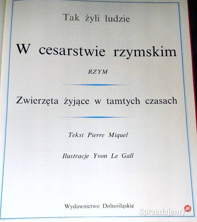 W cesarstwie rzymskim Pierre Miquel Chełm