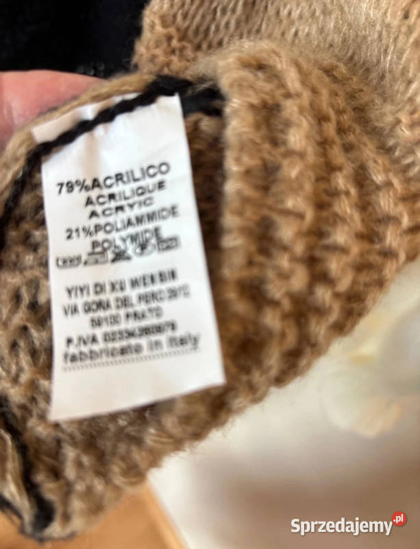 stylowy sweter kardigan italy moda włoski szyk w