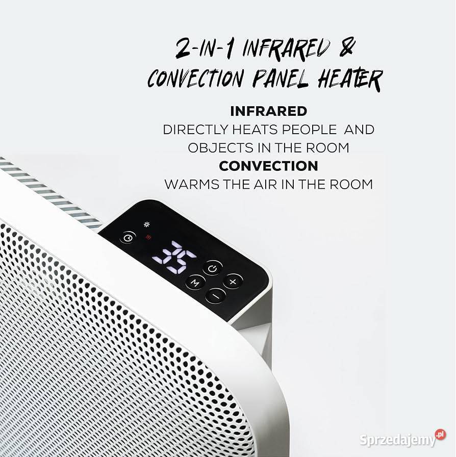 Grzejnik na podczerwień 2w1