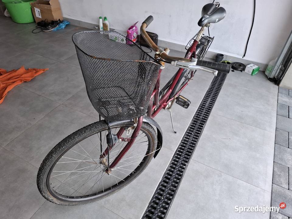 Rower damka z koszykiem śląskie Częstochowa