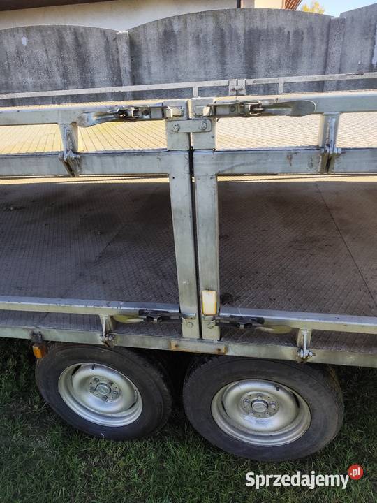 Laweta przyczepa ciężarowa 640x220 platforma 1300kg wielkopolskie
