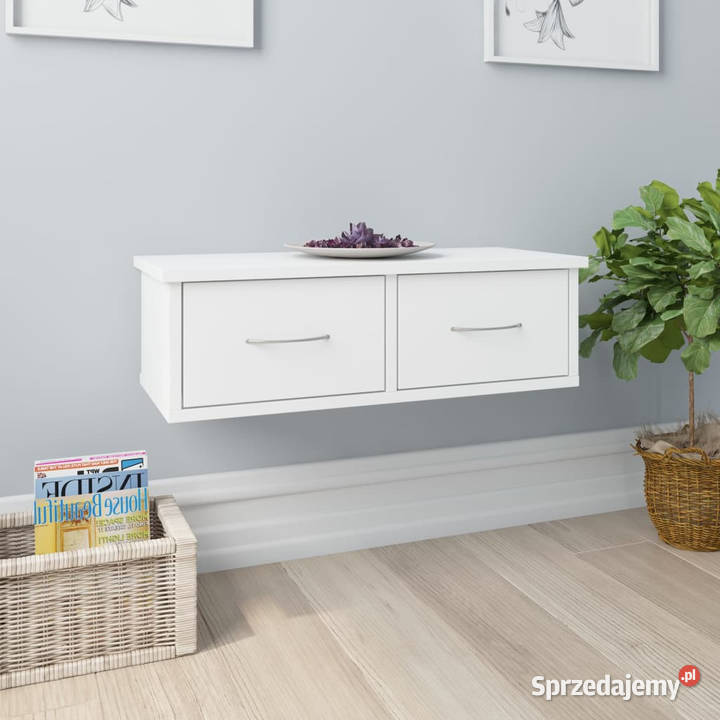 Półka ścienna biała 60x26x185 materiał Półki Warszawa sprzedam