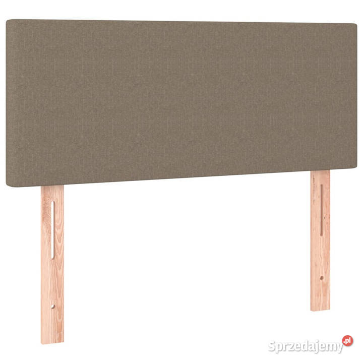 Zagłówek do łóżka z LED taupe 100x5x7888 tkanina Warszawa