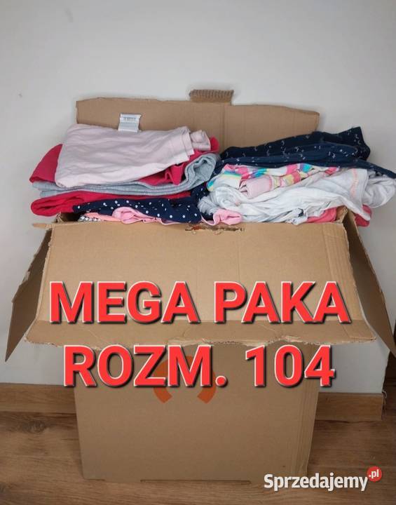 Duża paka ubrań dziewczecych 104 lubelskie Zamość